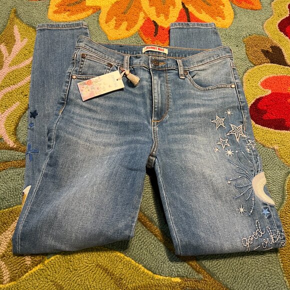 Johnny Was NWT Good Vibes Skinny Jeans - Size 26 - Picture 5 of 9